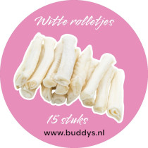 Witte rol klein 15 stuks